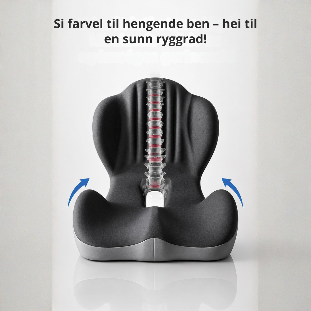 ErgoSit™ | Ergonomisk sittepute for komfort hele dagen