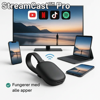 StreamCast™ Pro | Større skjermopplevelser uten Wi-Fi eller bryderi