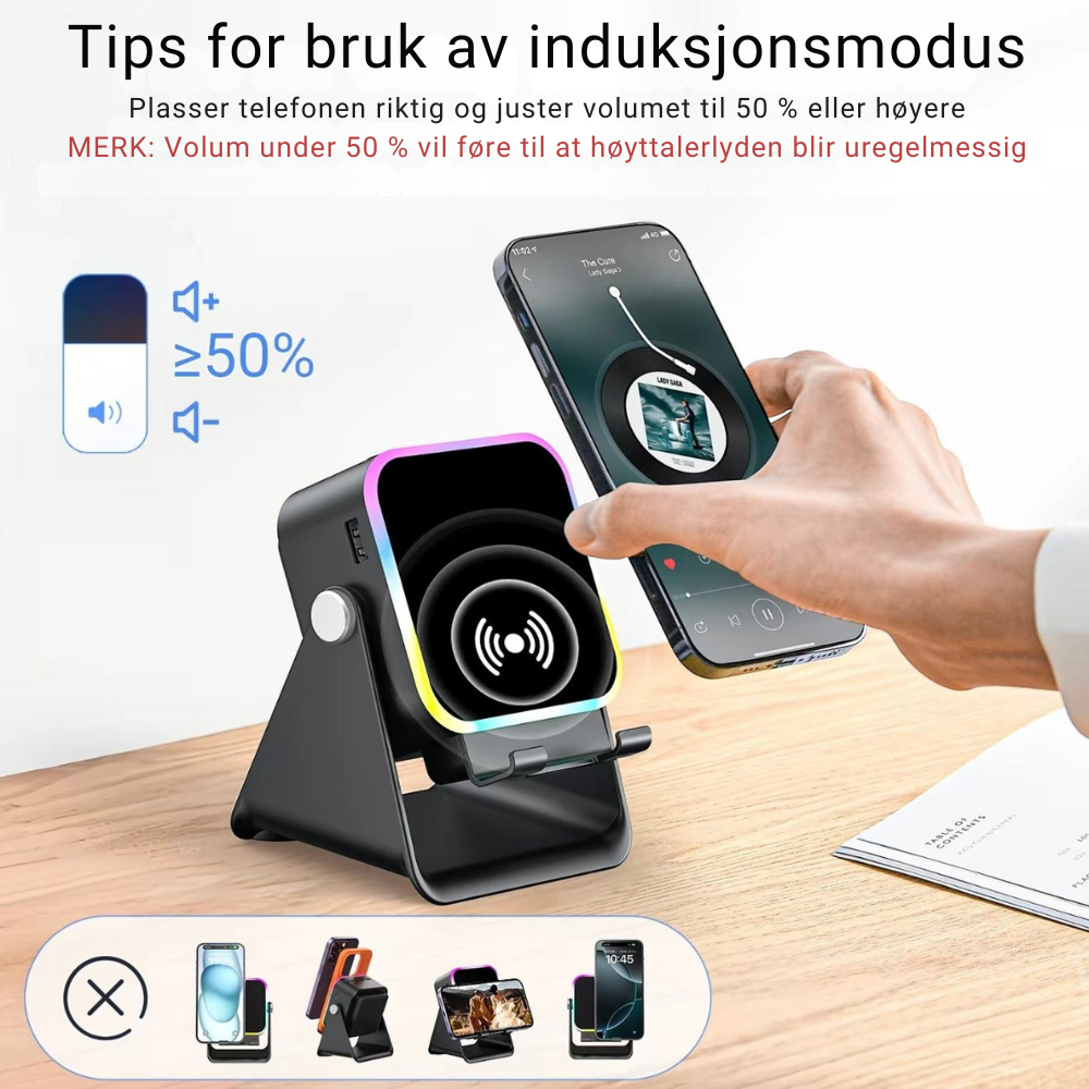 SnapSound™ | Få sterkere lyd fra telefonen din med det samme