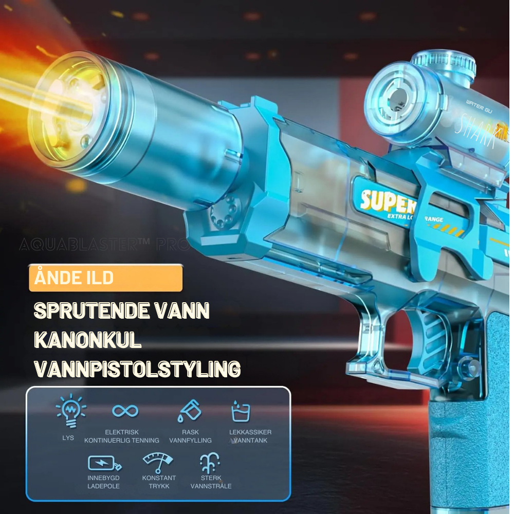 AquaBlaster™ Pro | Gjør sommerens vannkamper villere og morsommere