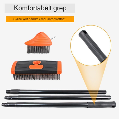 TerraBrush™ | Få terrasse og fuger til at se rene ud igen