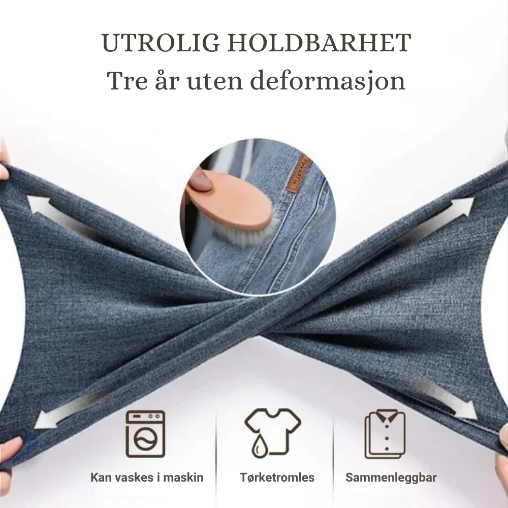 StreetFit™ | Moderne loose fit jeans med lengre silhuett