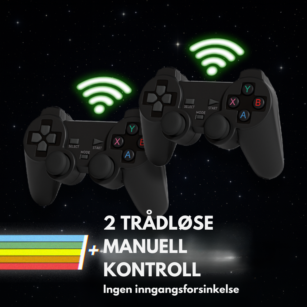 GameWave™ G11 Pro | Konsoll med over 100 000 retrospill for hele familien