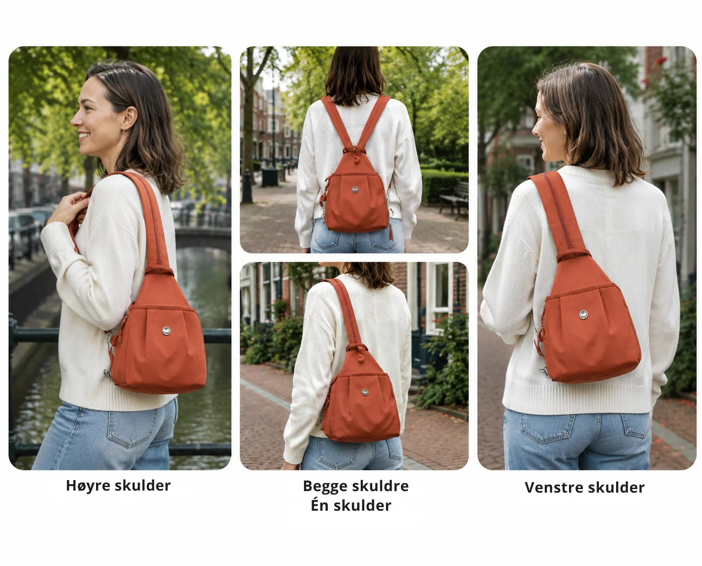 MultiBag™ | Én veske. Tre måter å bære den på.