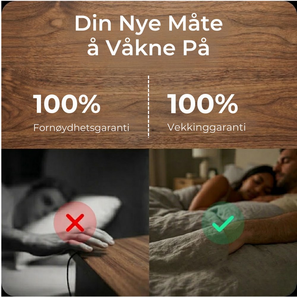 SilentRise™ | Våkn rolig uten å vekke partneren