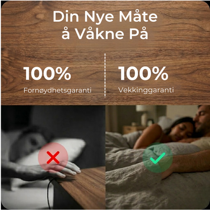 SilentRise™ | Våkn rolig uten å vekke partneren
