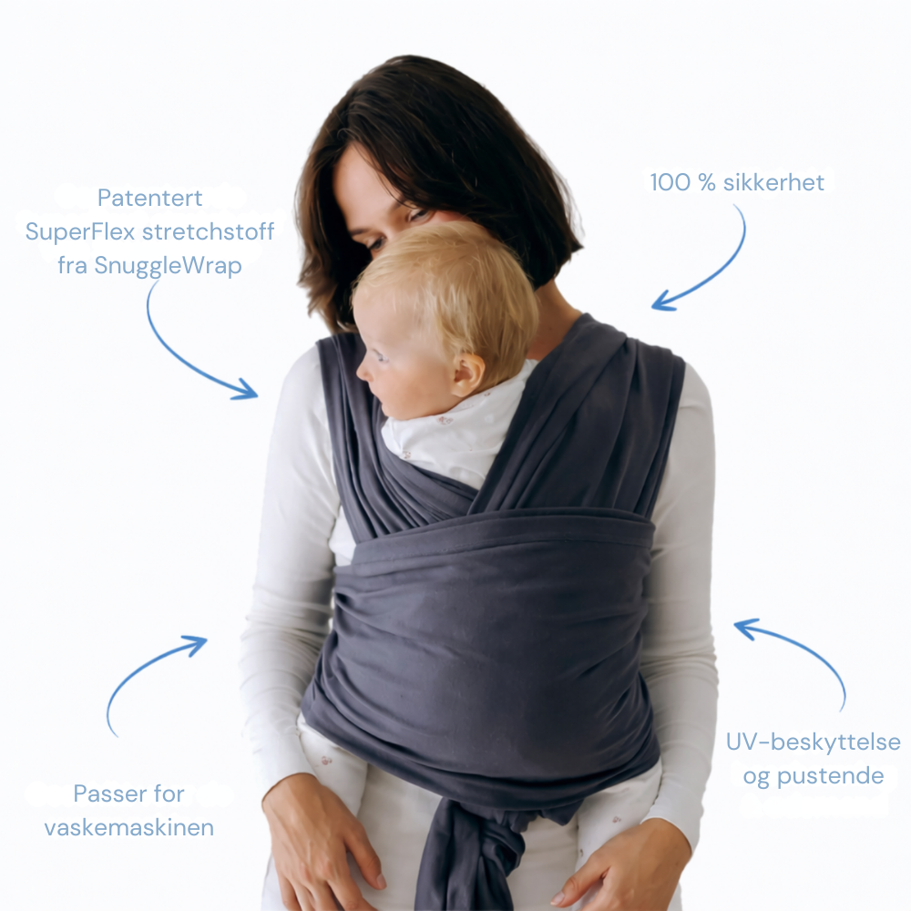 SnuggleWrap™ | Gjør hverdagen lettere med baby tett på