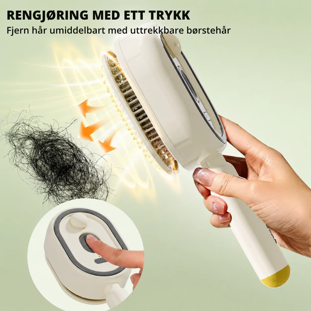 SilkBrush™ | Få glattere, mindre krusete hår – uten å dra, slite eller kjempe med børsten