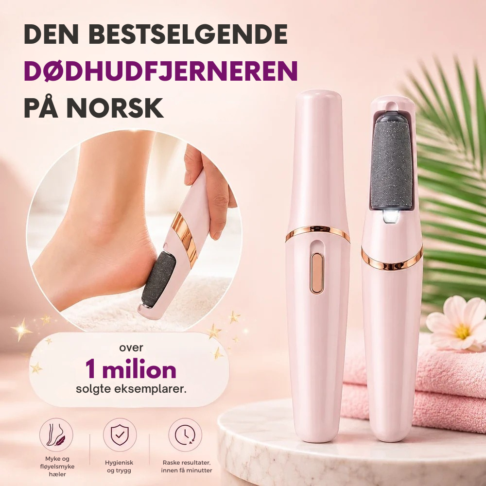 PediSmooth™ | Elektrisk fotpleie for myke, velpleide hæler hjemme