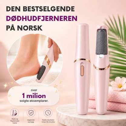 PediSmooth™ | Elektrisk fotpleie for myke, velpleide hæler hjemme
