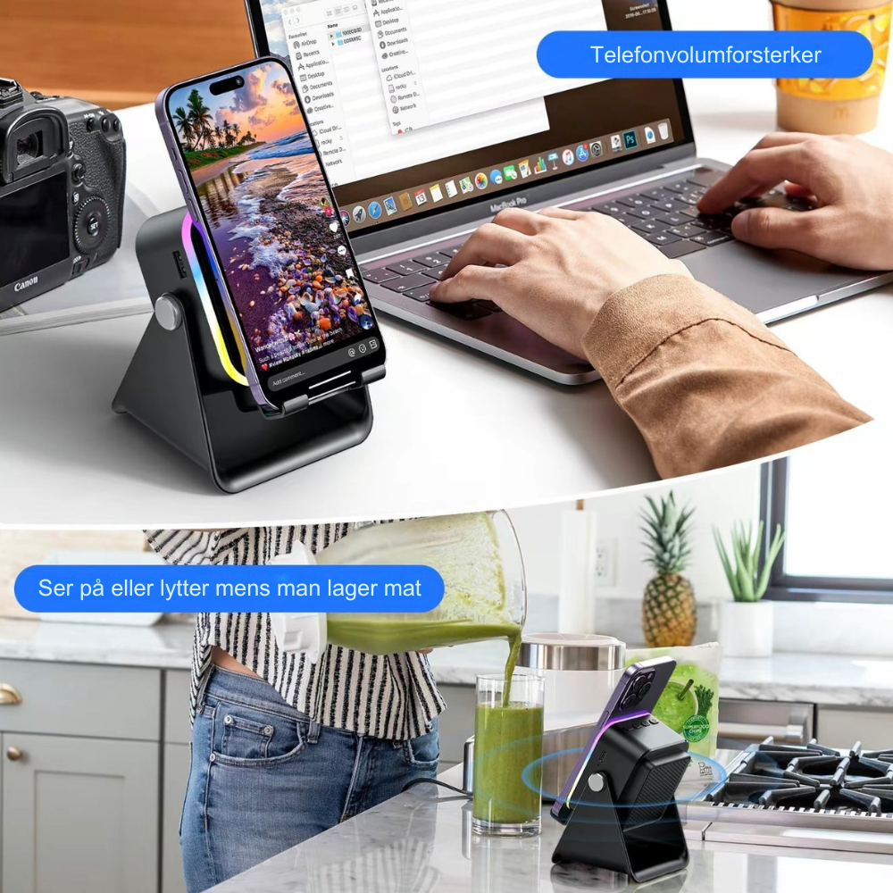 SnapSound™ | Få sterkere lyd fra telefonen din med det samme
