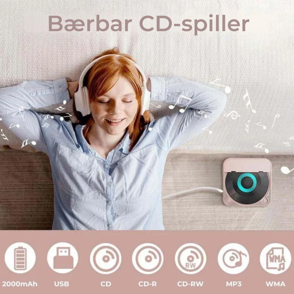 CDPortable™ – Den moderne CD-spilleren som gjenoppliver dine favorittalbum