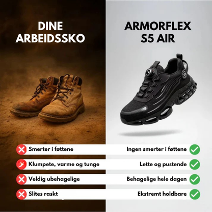 ArmorFlex™ S5 Air | Sikkerhedssko der føles lette hele dagen