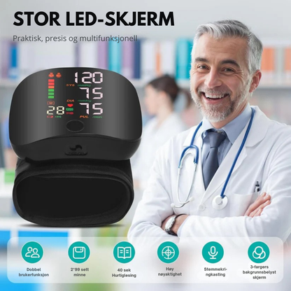 Serco™ | Intelligent blodtrykksmåler - Klinisk presisjon. Alltid og overalt.