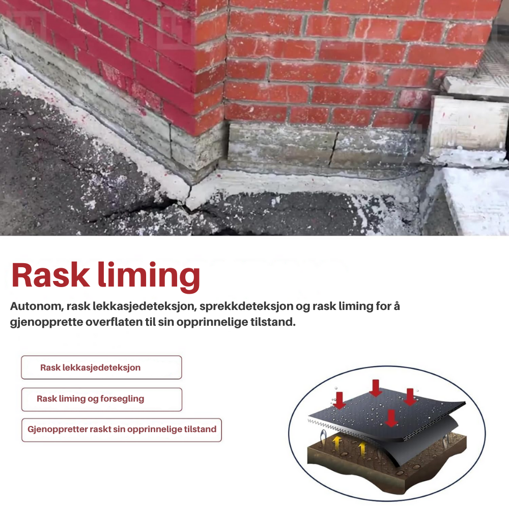 LeakRepair™ | Tetner ethvert lekkasje. På et øyeblikk.