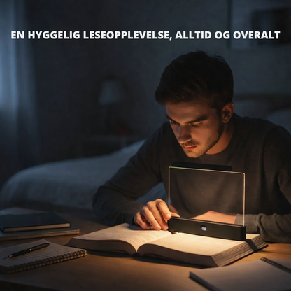 LightBook™ Pro | Rolig leselys direkte på siden om kvelden