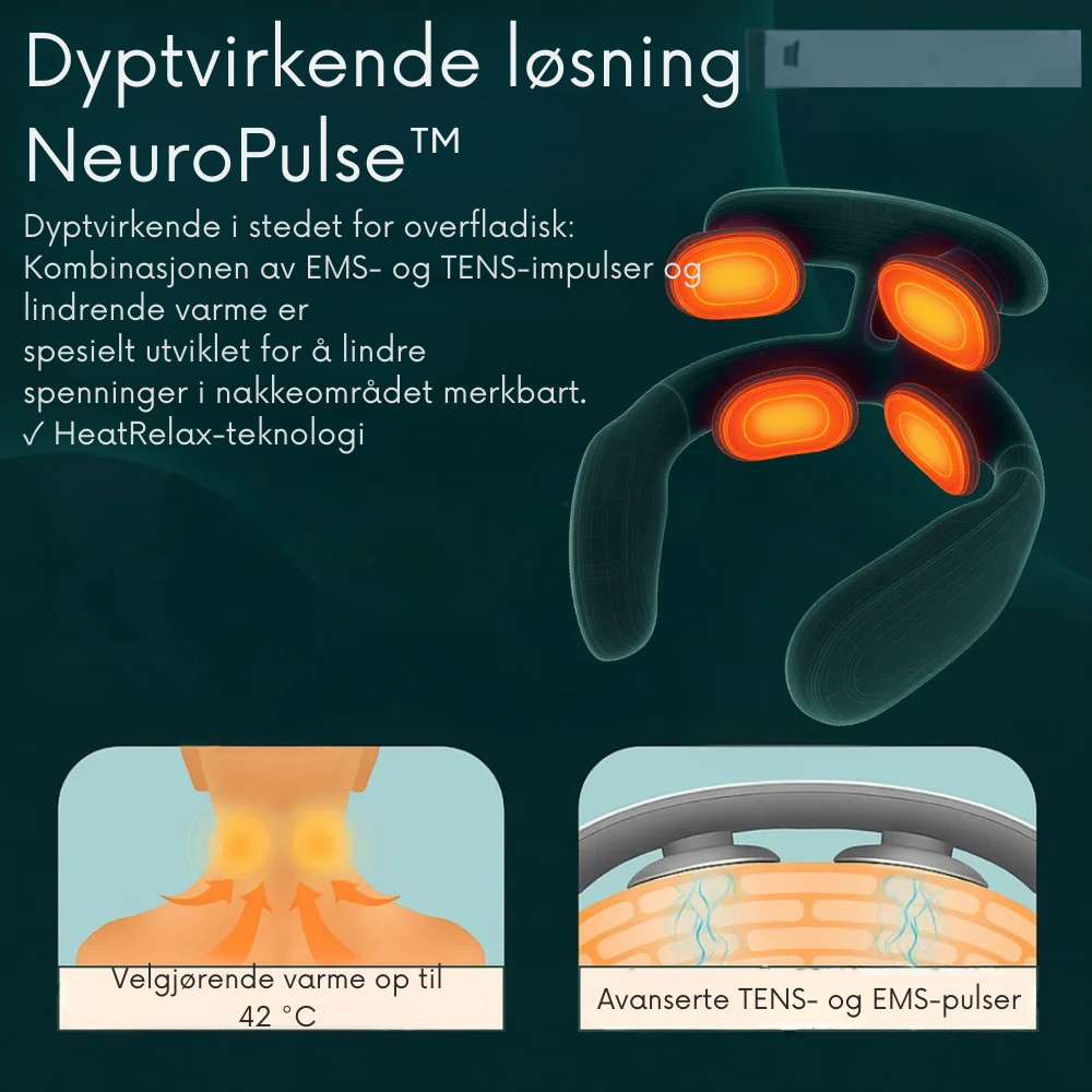 NeuroPulse™ | Dypvirkende varme og ro som frigjør spenninger innenfra