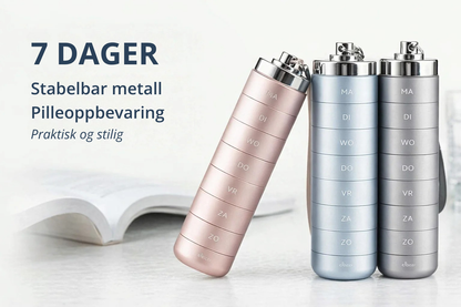 PillMate™ | Elegant ukeorganisering for medisiner og kosttilskudd