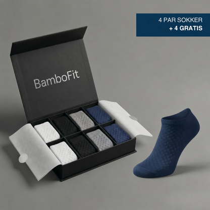 BamboFit™ | Myke bambussokker uten stramme merker rundt ankelen
