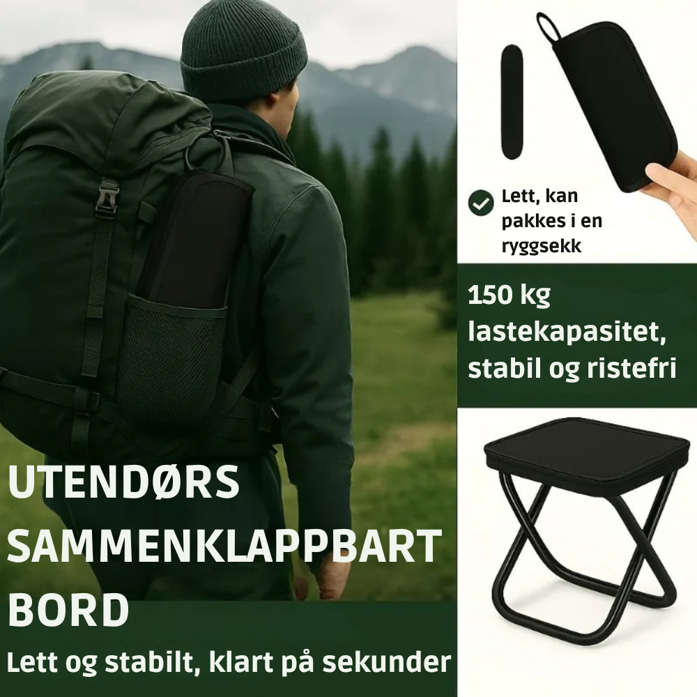 SeatPack™ | Din kompakte sitteplass for enhver utflukt