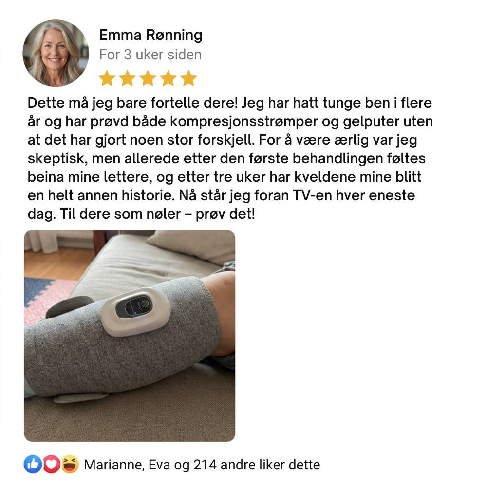 PulseWrap™ | Få lettere, mer avslappede legger på 15 minutter