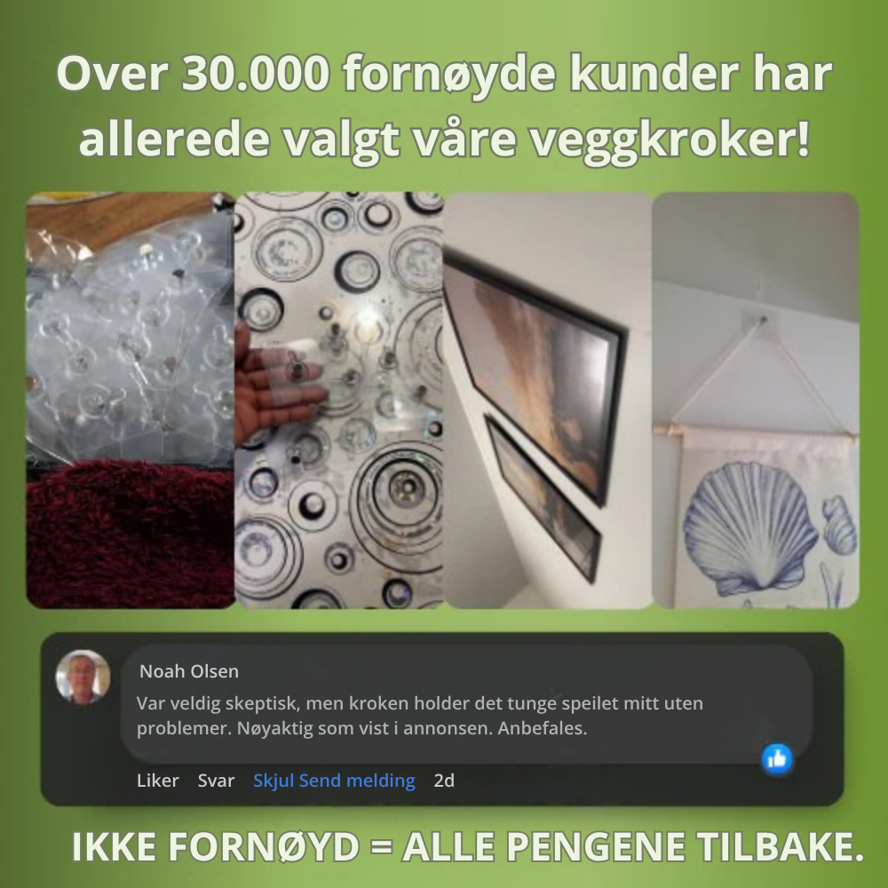HoldFast™ | Sterkt oppheng uten hull eller besvær