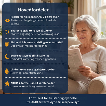 EyeVita™ | Daglig næringsstøtte for klart og komfortabelt syn