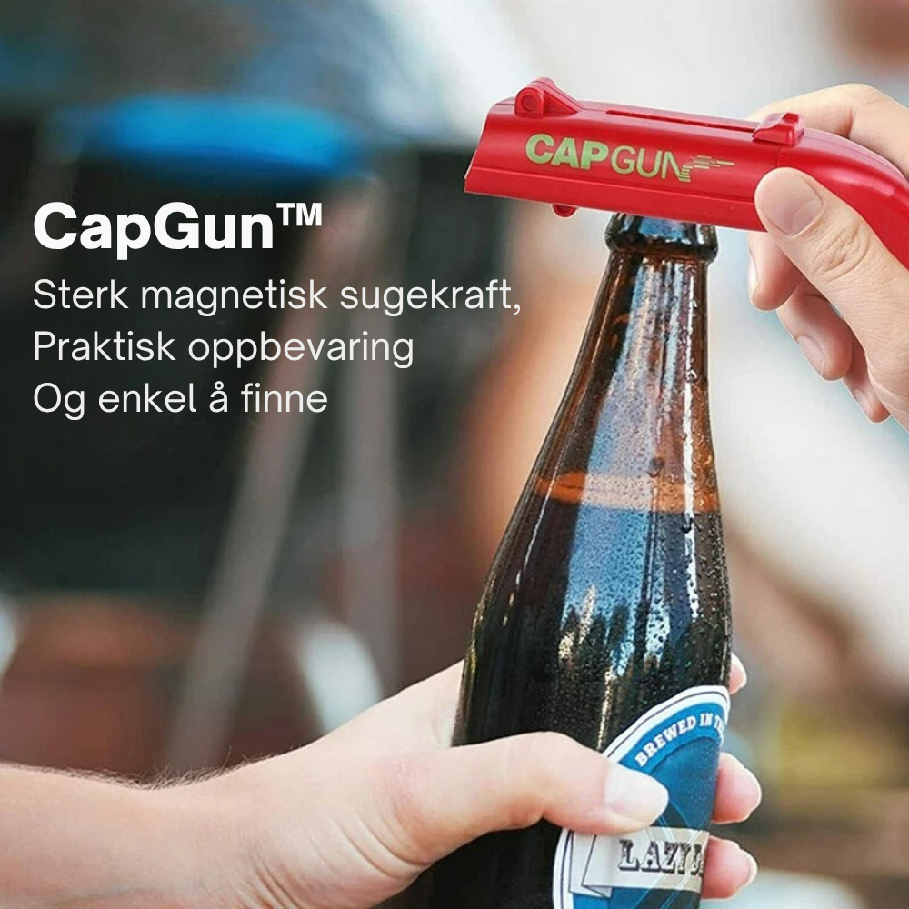 CapGun™ | Åpne flasken – og start festen