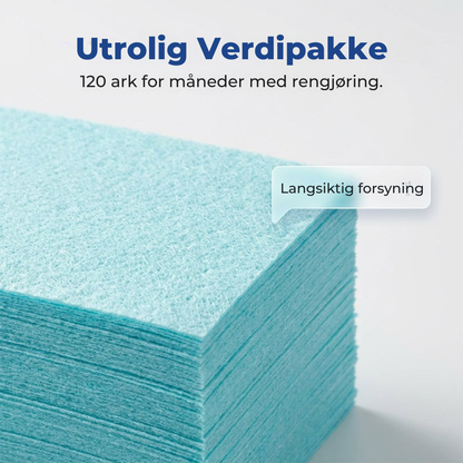 CleanSheets™ | Gulvvask uten dosering, store flasker eller rot