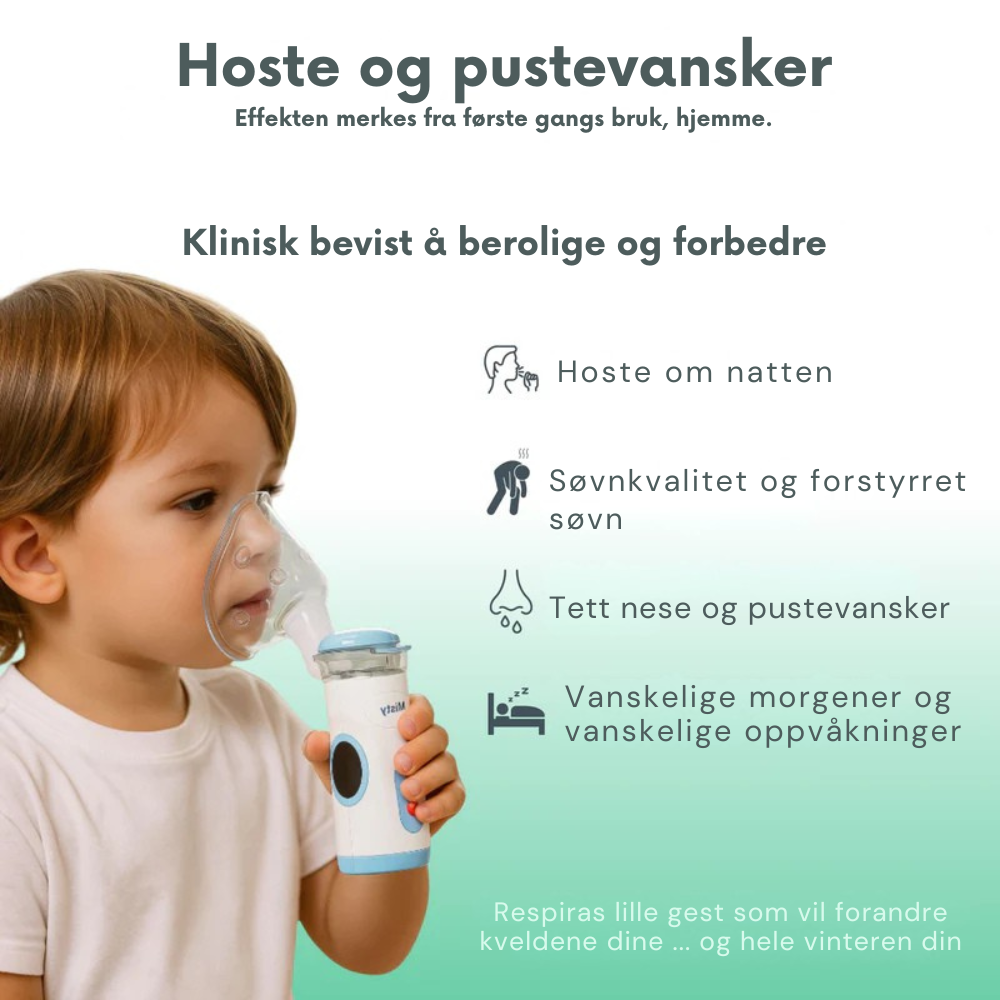 Respira™ | Roligere pusting og bedre netter for barnet ditt