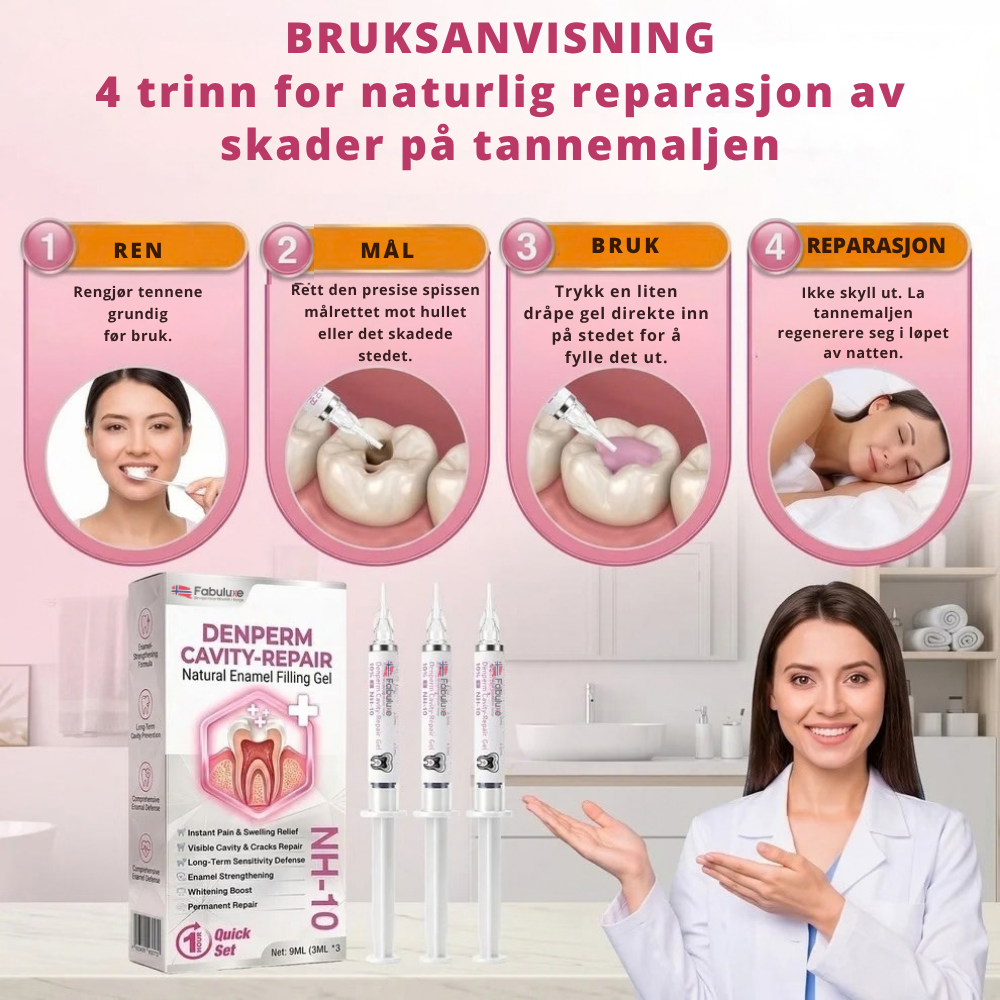 DenPerm™ | Målrettet pleie for svekket tannemalje