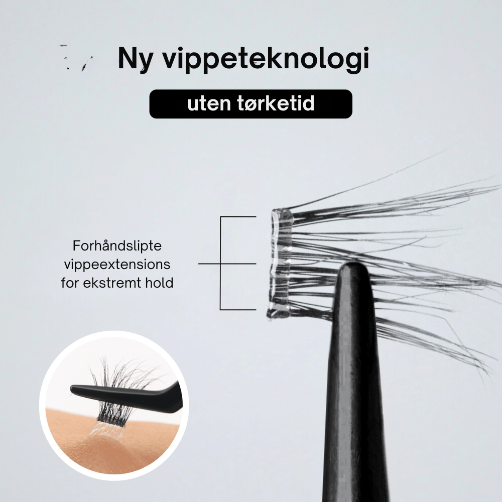 Lashelle™ | Vakre salongvipper på 2 minutter – helt uten lim