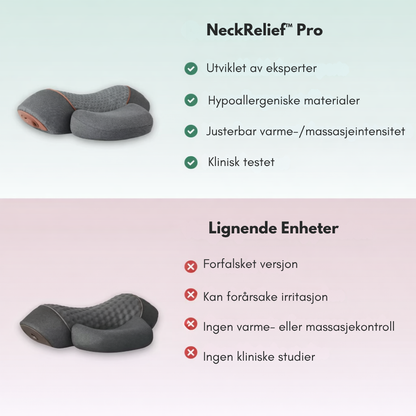 NeckRelief™ Pro | Våkn med mindre smerte og mer ro