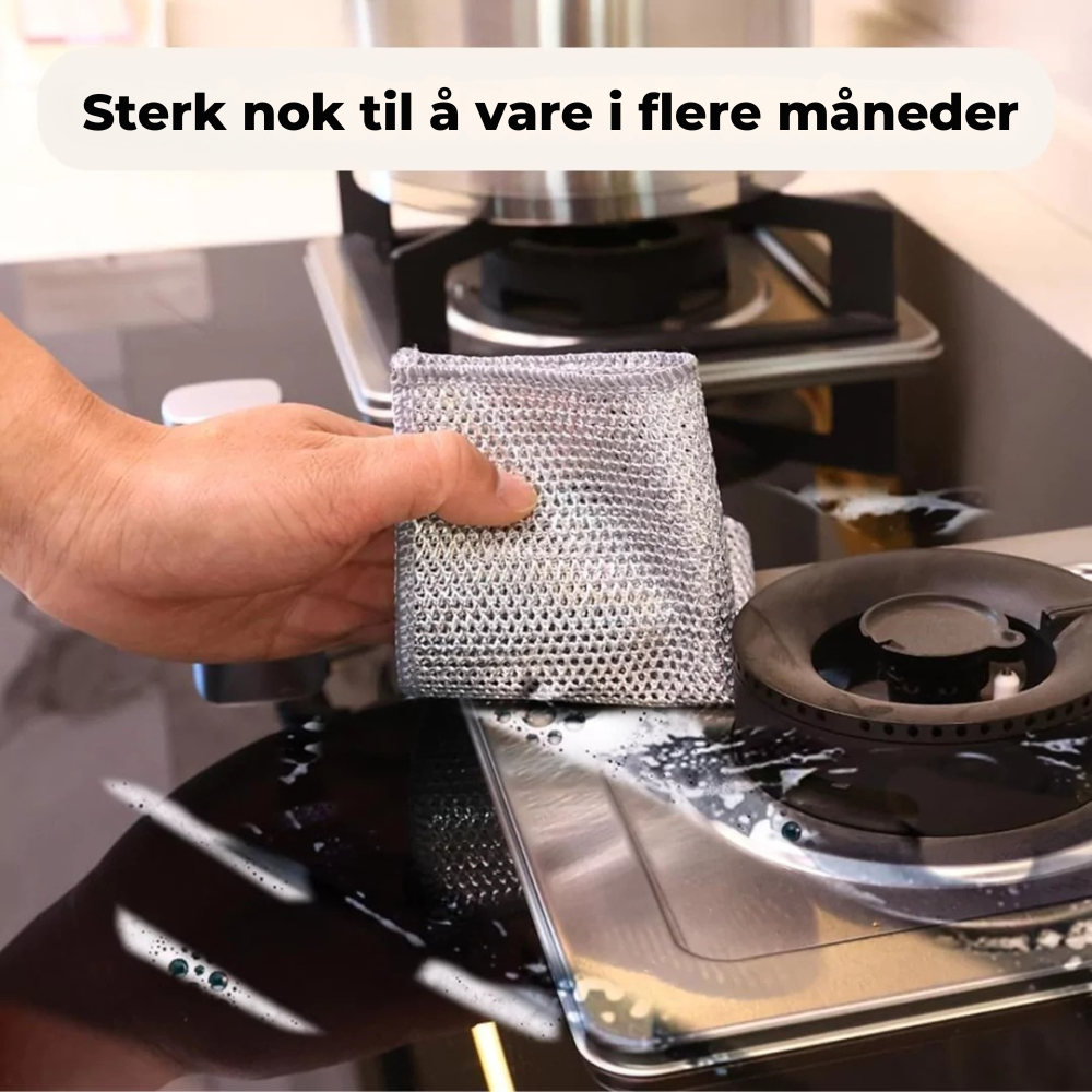 ScrubClean™ | Grundig rengjøring uten riper