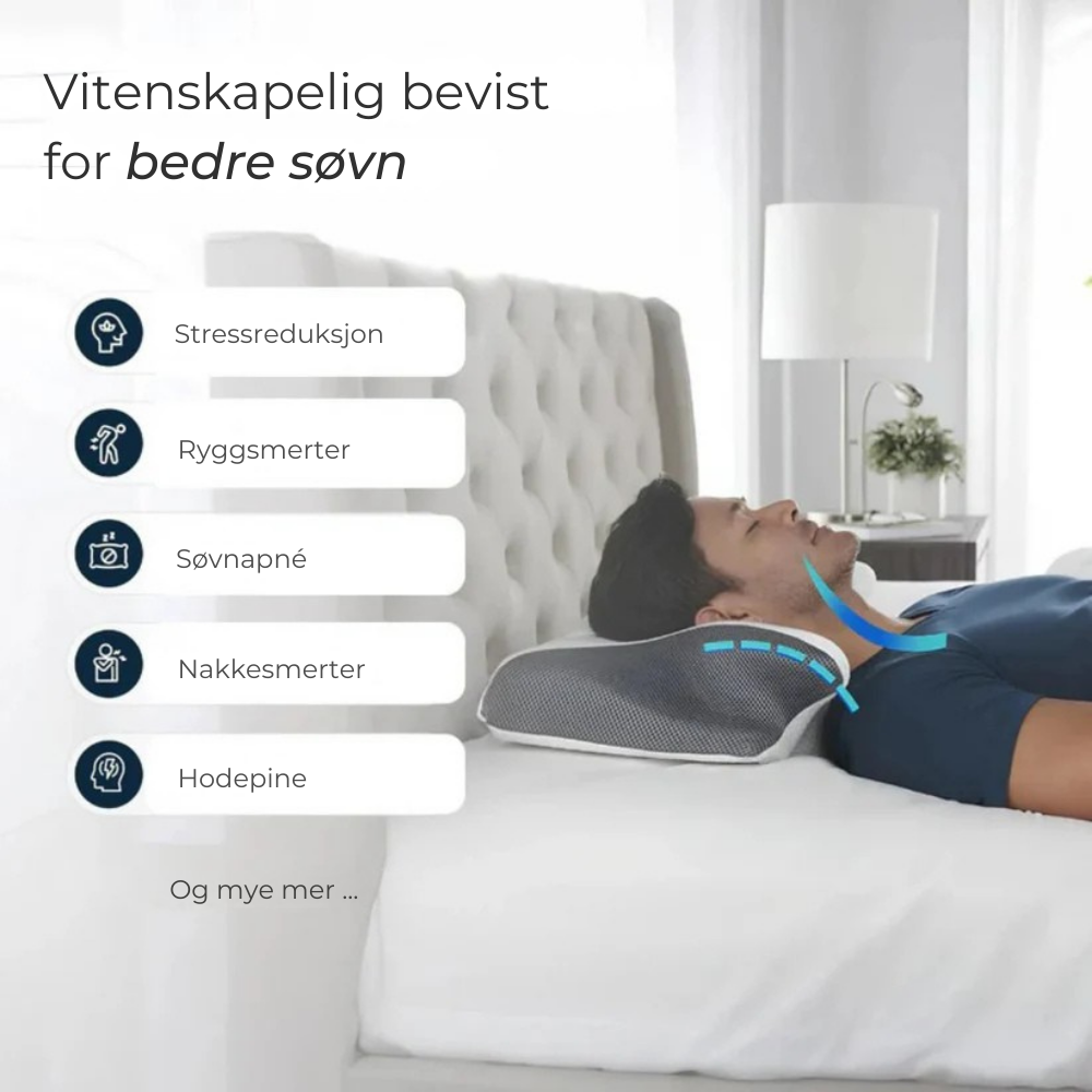 ErgoPillow™ | Gi nakken den støtten den har manglet hver natt