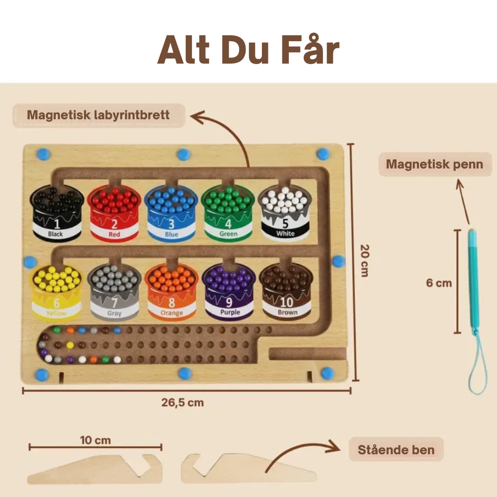 MagniMaze™ | Ro til foreldrene. Meningsfull skjermfri lek for barnet.
