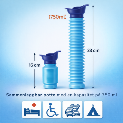 ToiletGo™ | Alltid et toalett rett ved hånden