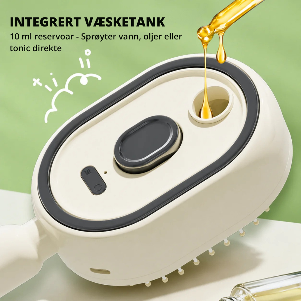 SilkBrush™ | Få glattere, mindre krusete hår – uten å dra, slite eller kjempe med børsten