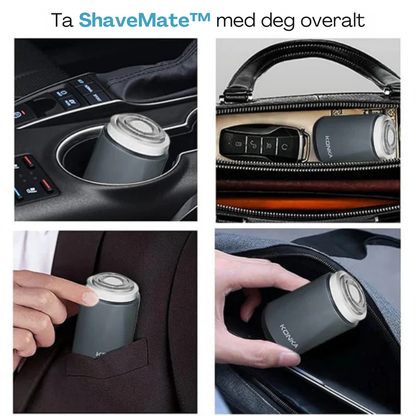 ShaveMate™ | Si farvel til stubber og rotete barbering – uansett hvor du er