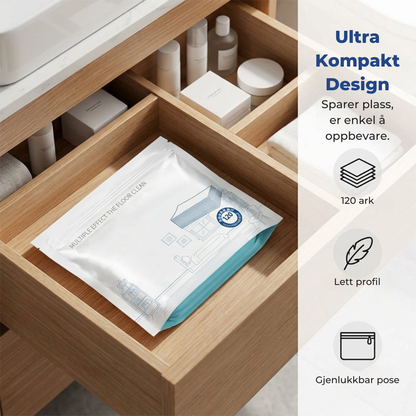 CleanSheets™ | Gulvvask uten dosering, store flasker eller rot