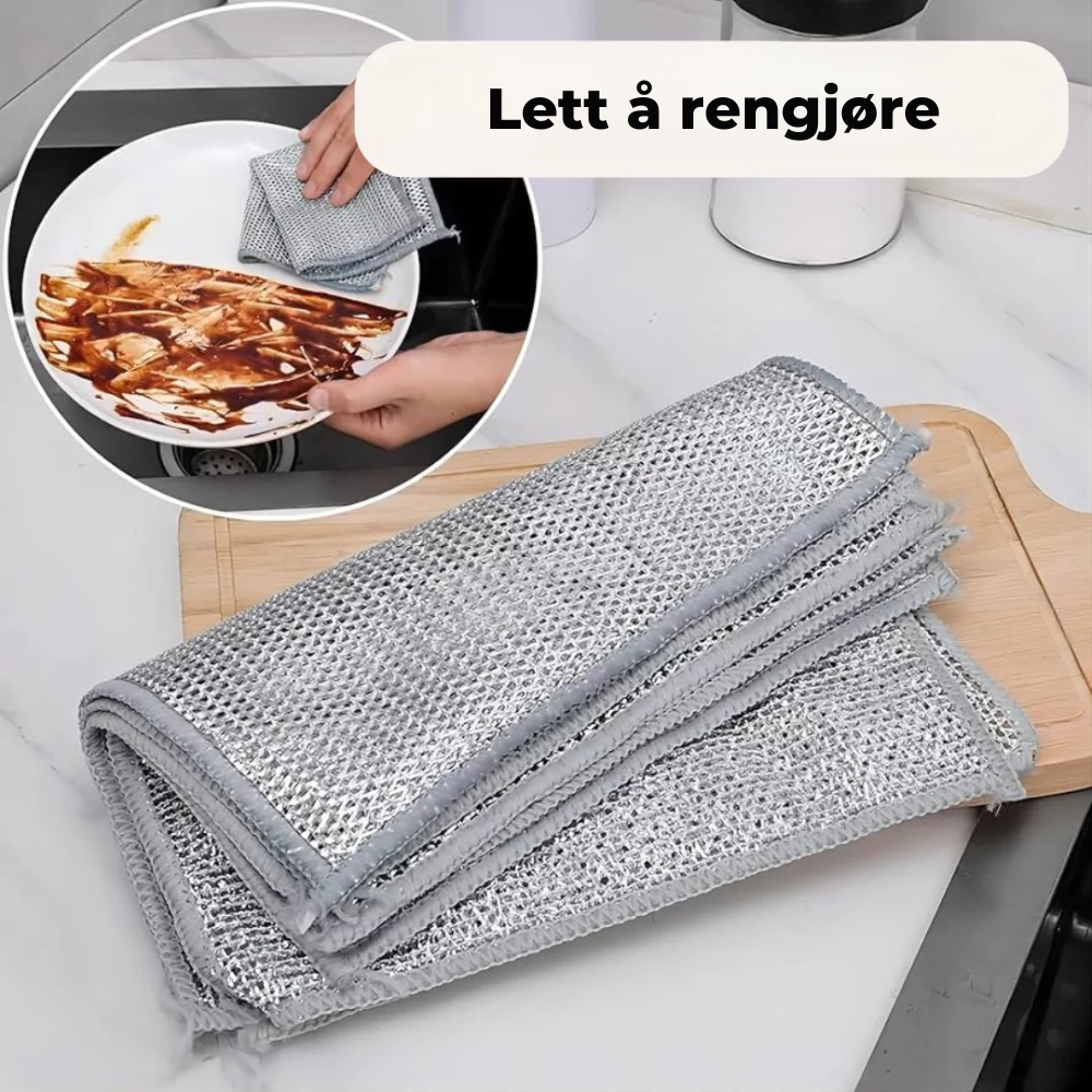 ScrubClean™ | Grundig rengjøring uten riper