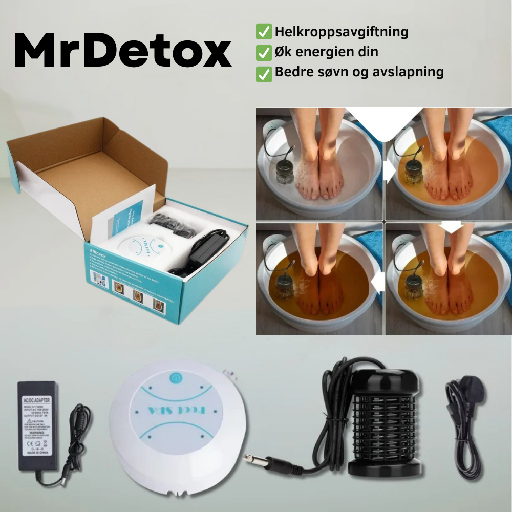 MrDetox™ | Rens kroppen – start fra føttene