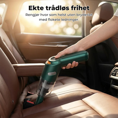 AutoVac™ Pro | Kompakt bilstøvsuger for rask rengjøring overalt
