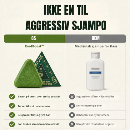 RootBoost™ | Start med hodebunnen for fyldigere hår