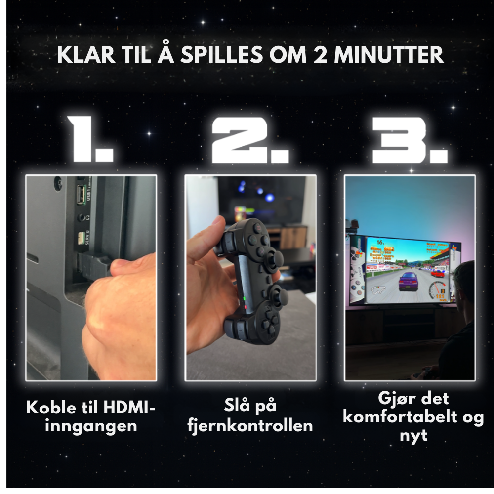 GameWave™ G11 Pro | Konsoll med over 100 000 retrospill for hele familien