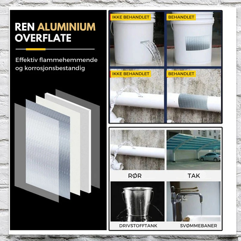 SuperSeal™ | Vanntett reparasjonstape for raske sterke forseglinger