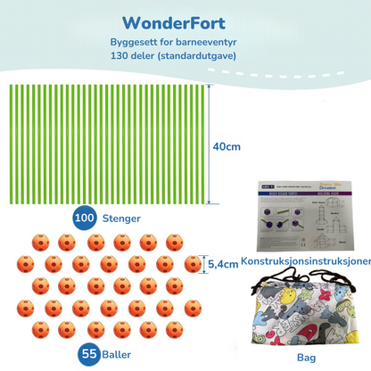 WonderFort™ | Bygg deres eget eventyrunivers hjemme