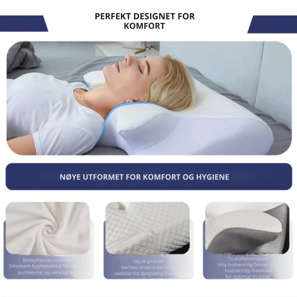 ErgoPillow™ | Gi nakken den støtten den har manglet hver natt