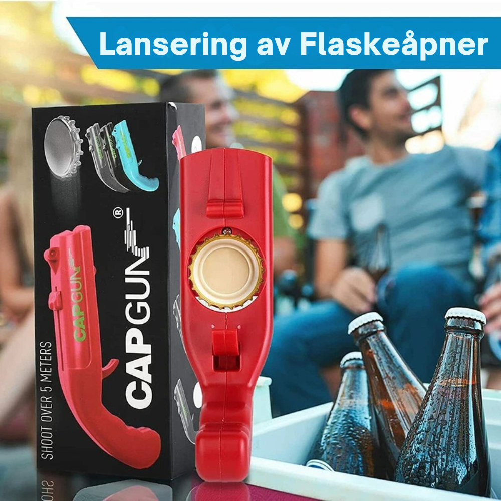 CapGun™ | Åpne flasken – og start festen