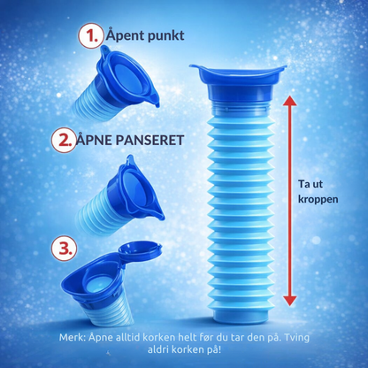 ToiletGo™ | Alltid et toalett rett ved hånden
